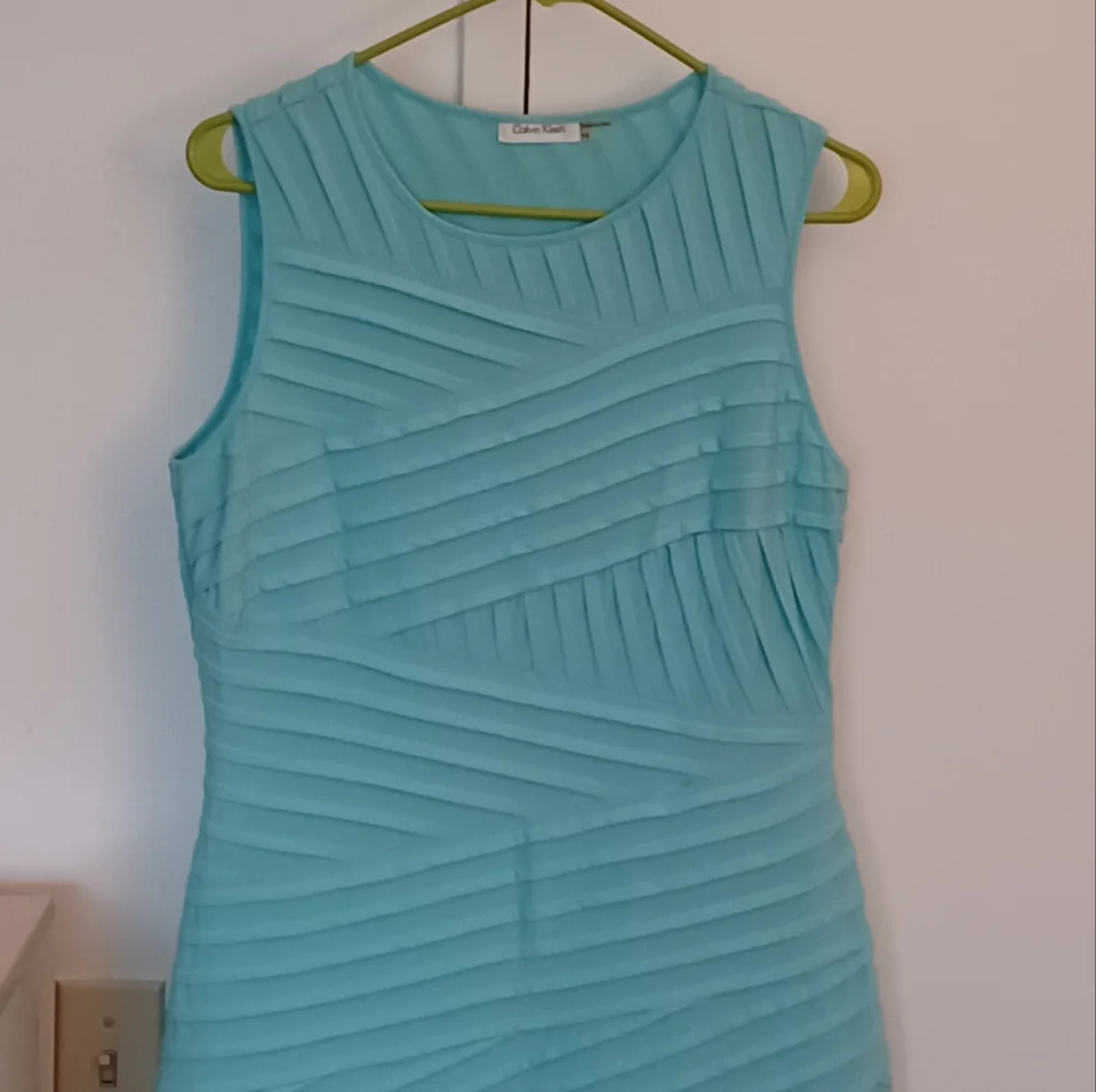 Calvin Klein Green Sheath Midi Dress Size12 - Picture 5 of 6